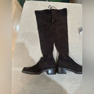 Stuart Weitzman Dark Brown Suede Boots